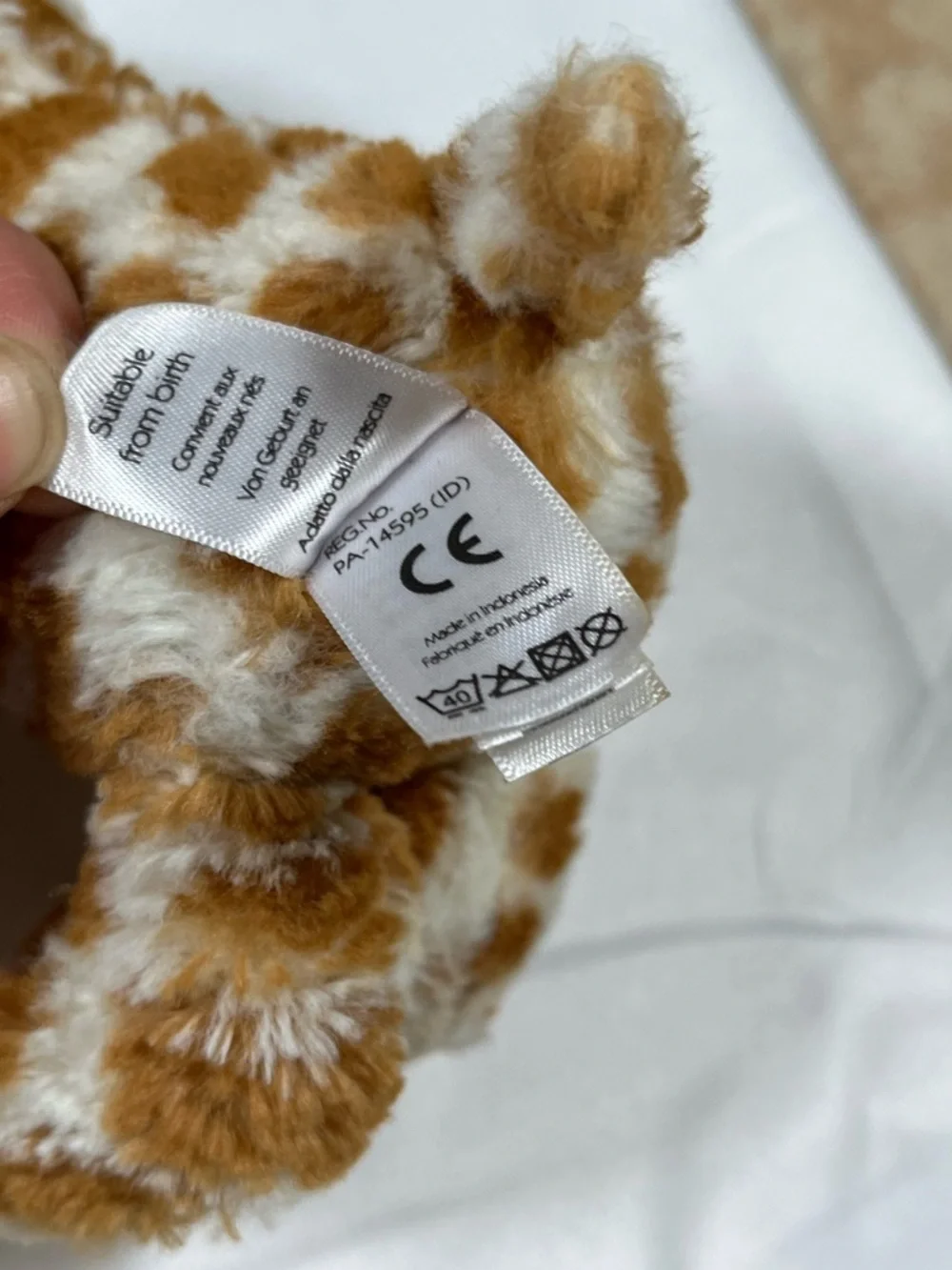 Retired Jellycat Bashful Giraffe Very Small Plush‎ Stuffed Animal 6”